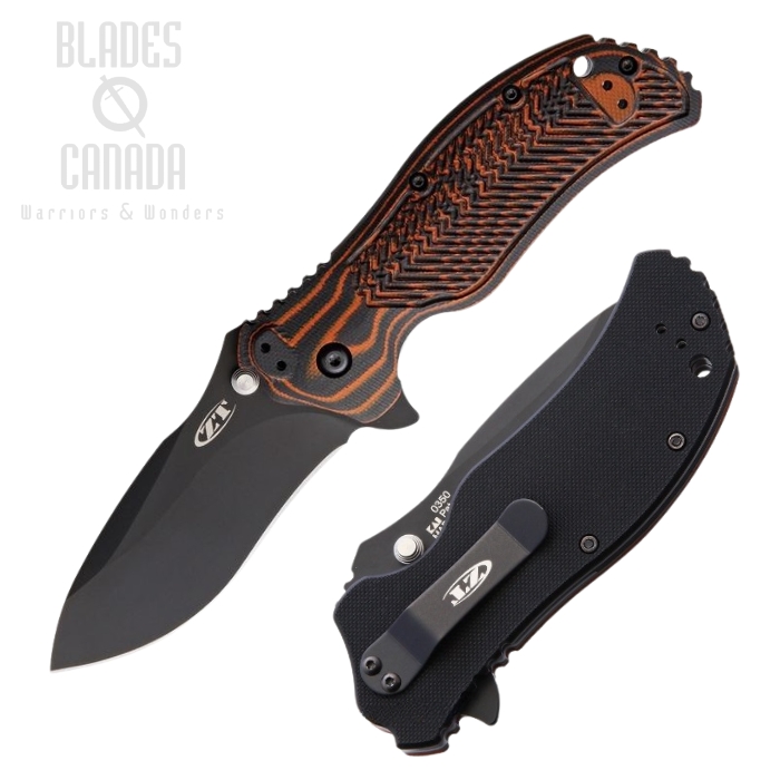 (image for) Zero Tolerance 0350 Flipper Folding Knife, Assisted Opening, S30V, G10 Black, ZT0350